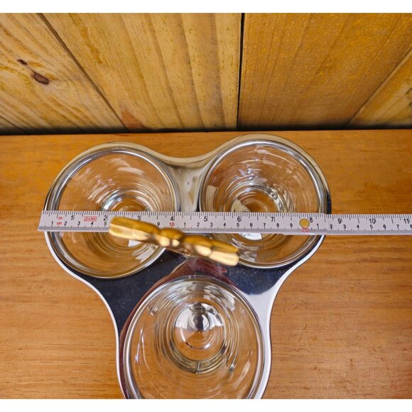 Vintage Kromex Carousel Condiment Server - Picture 2 of 15